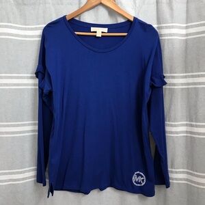 MICHAEL MICHAEL KORS / Blue Long Sleeve Shirt Size L